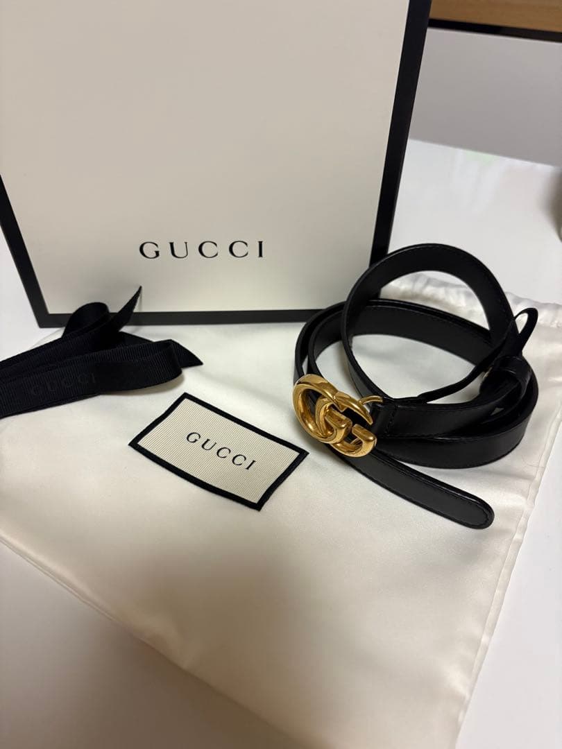 GUCCI ダブルG スリムベルト