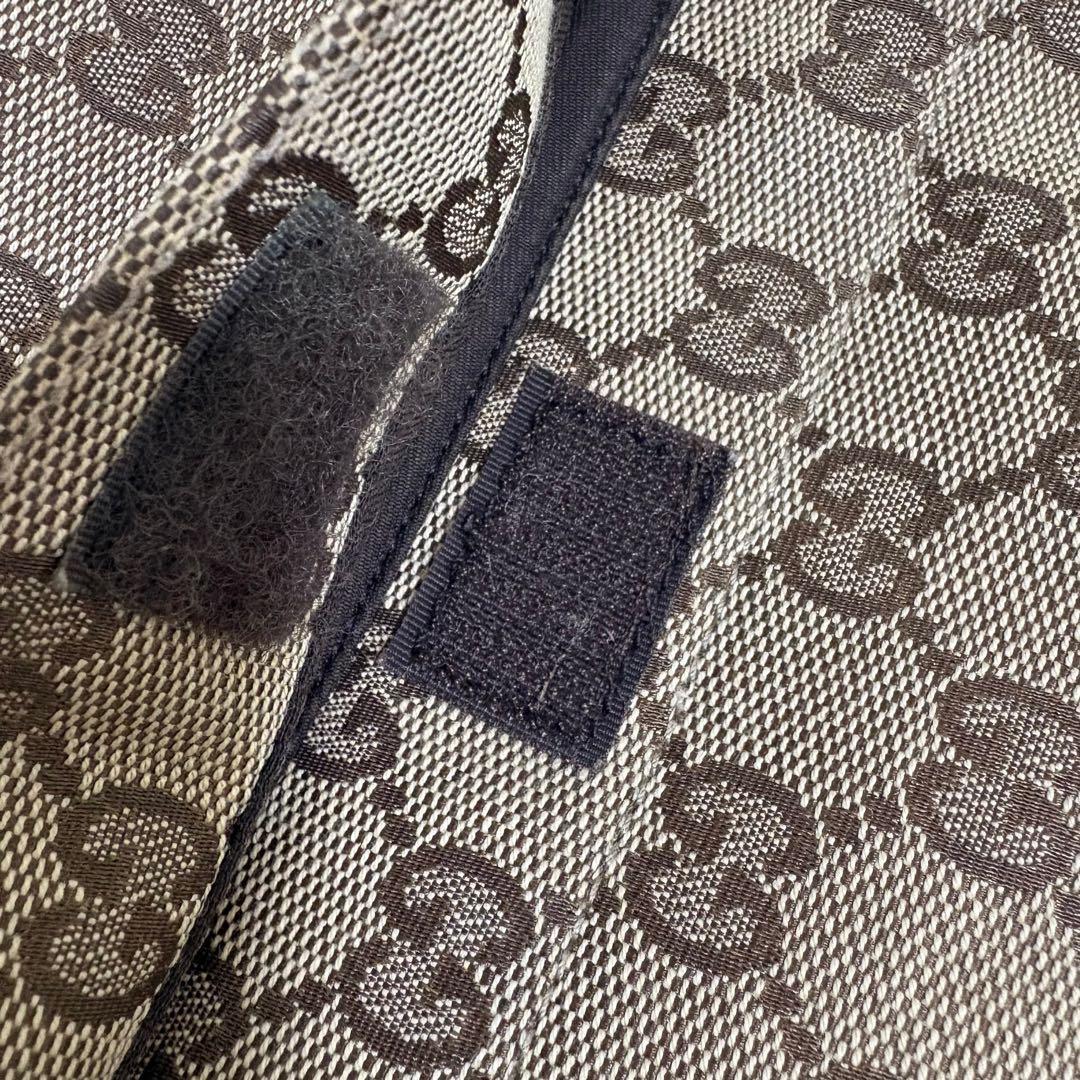 グッチ　メッセンジャーバッグ　GG 総柄　キャンバス　レザー　本革　ベージュ