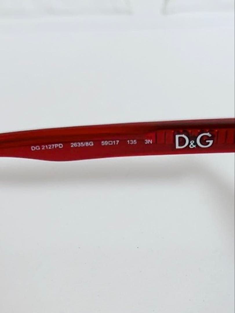 ドルチェ&ガッバーナ　D&G サングラス　59□17 135