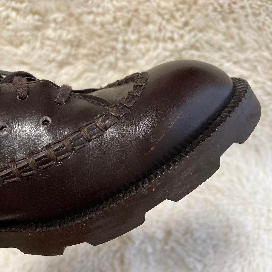 イッセイミヤケ ACCESSORY ドレスシューズ パンチング ダークブラウン