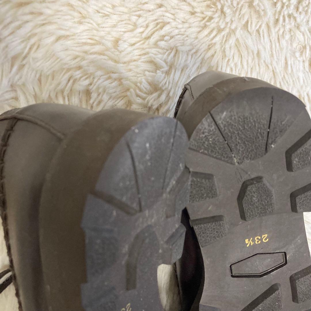 イッセイミヤケ ACCESSORY ドレスシューズ パンチング ダークブラウン