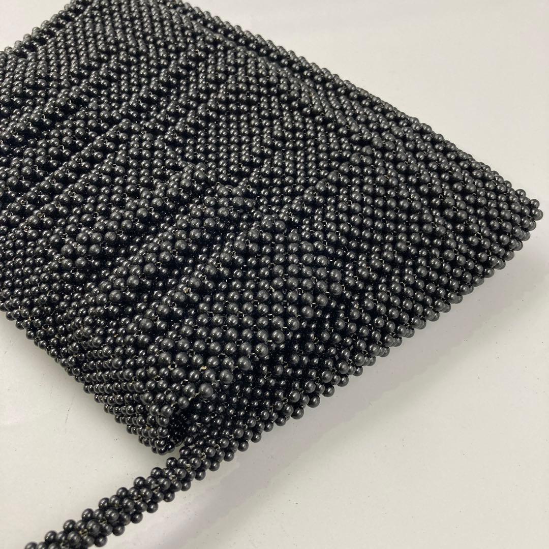 ★天然 黒珊瑚 ハンドバッグ ブラック サンゴ フォーマル