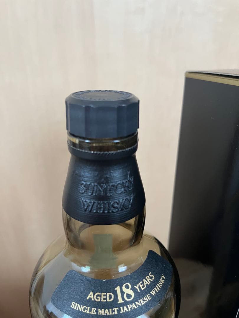 山崎 18年 シングルモルトウイスキー 700ml 空瓶⭐︎空箱
