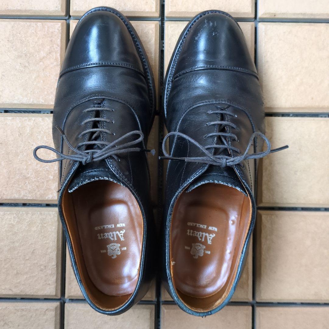 【お値下げしました】オールデン907 黒 7 約25cm 傷あり実用向け