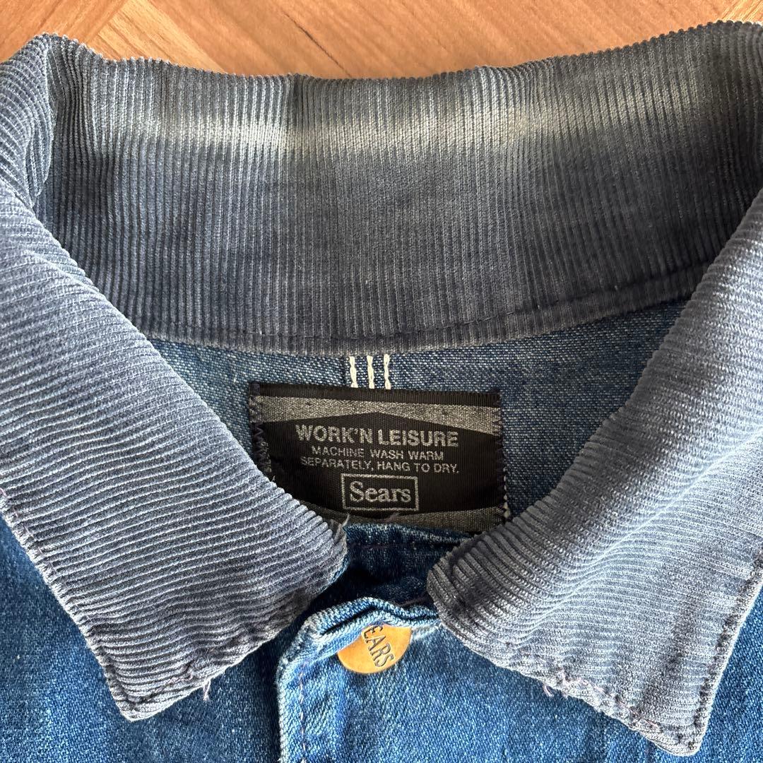 Sears シアーズ　デニム カバーオール 4ポケット