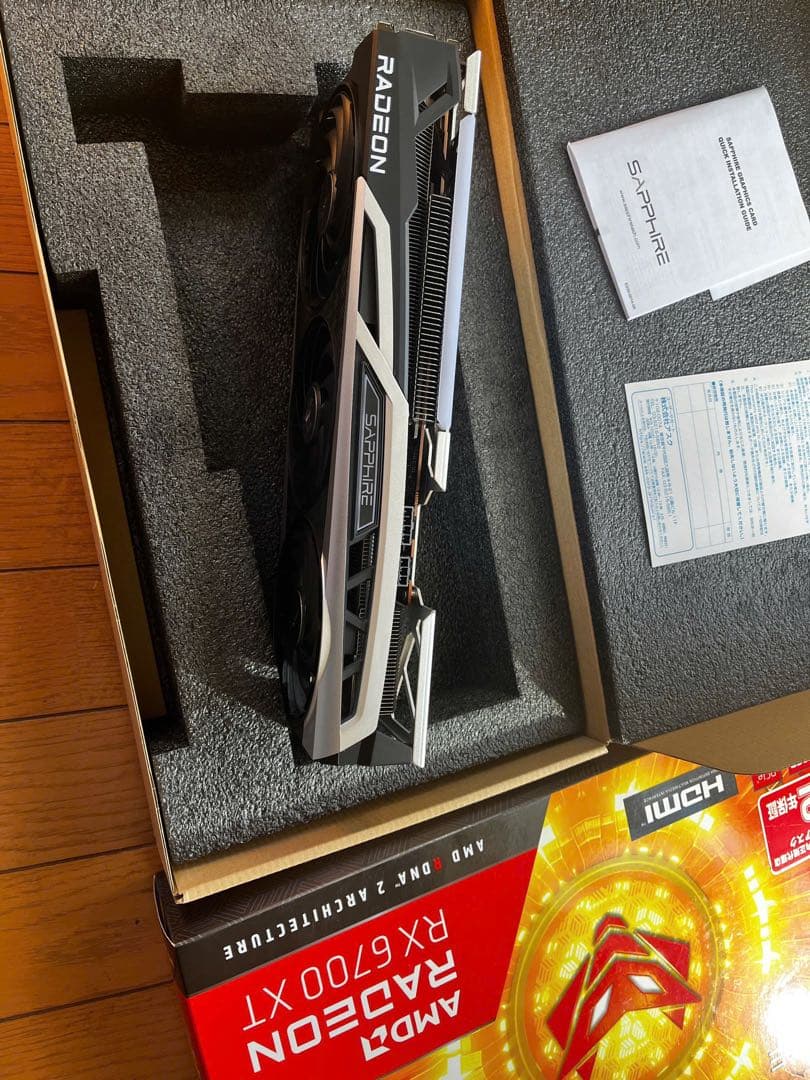グラフィックボード・グラボ・ビデオカード Saphire RX6700XT 12GB Nitro+