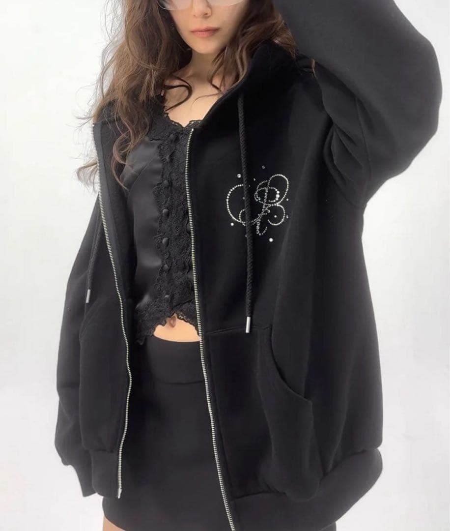 pellicule ペリキュール motif stone big PK ブラック