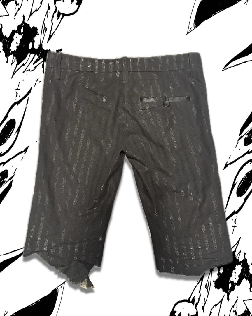 if six was nine ストライプ ハーフパンツ