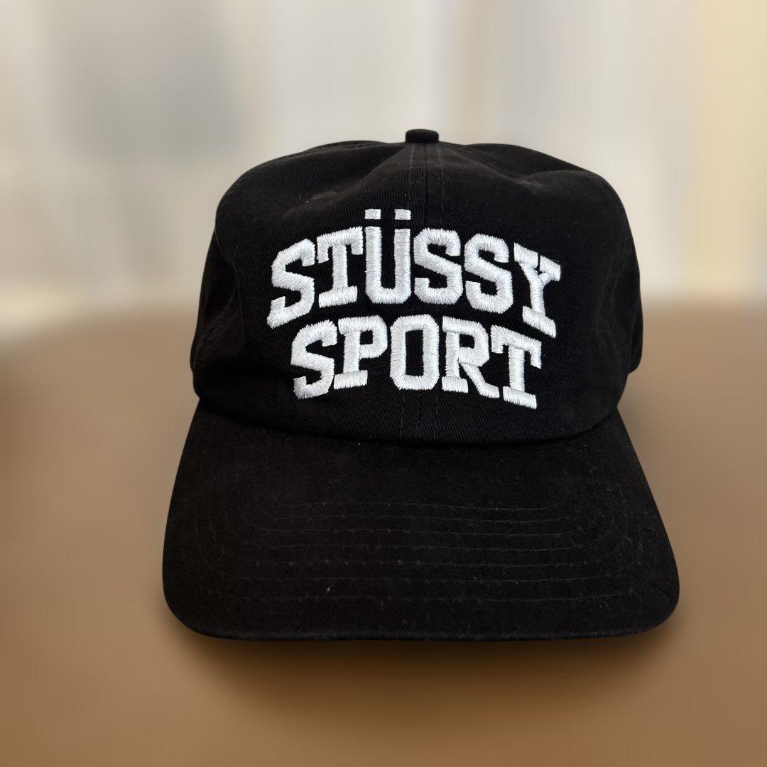 STÜSSY SPORT ブラックキャップ