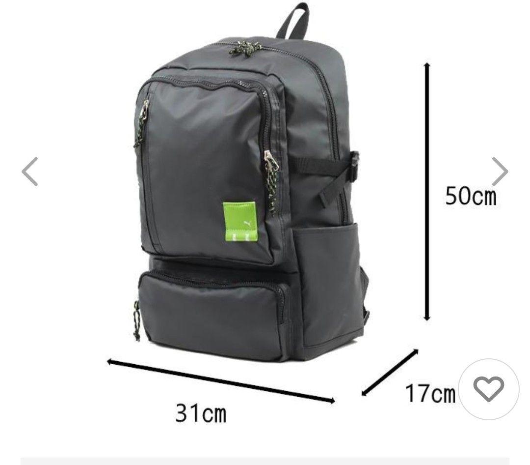 まゆPUMA プーマ DUEL デュエル リュック 34L 黒×白