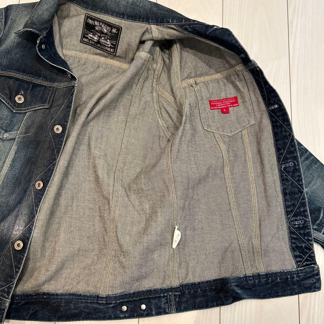 NITRAID デニムジャケット リフレクター