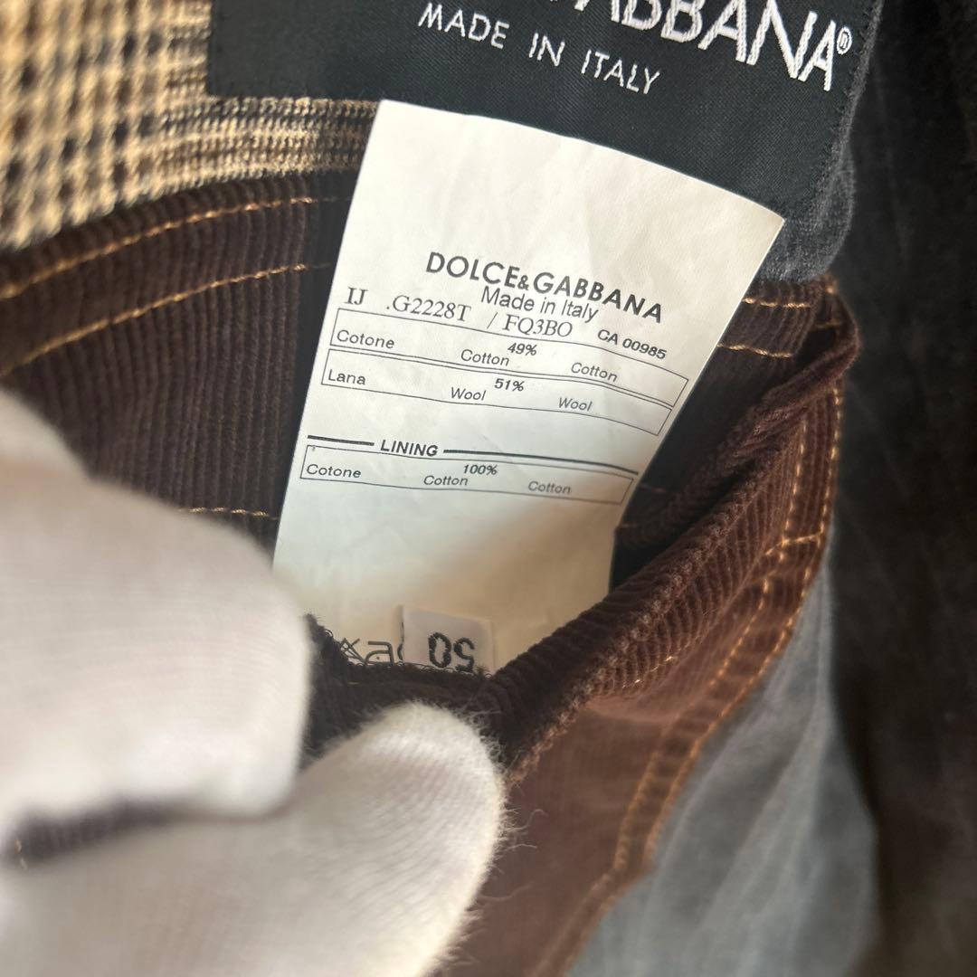 ドルチェ＆ガッバーナ（Dolce & Gabbana）グレンチェック柄ジャケット
