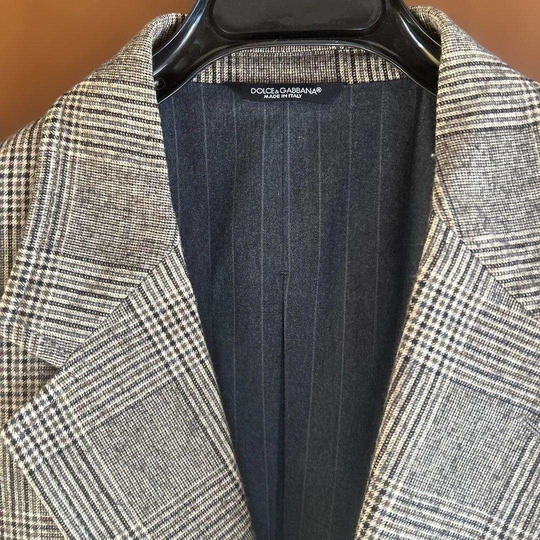 ドルチェ＆ガッバーナ（Dolce & Gabbana）グレンチェック柄ジャケット