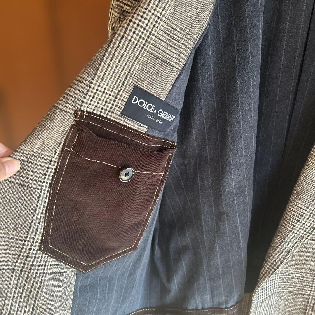 ドルチェ＆ガッバーナ（Dolce & Gabbana）グレンチェック柄ジャケット