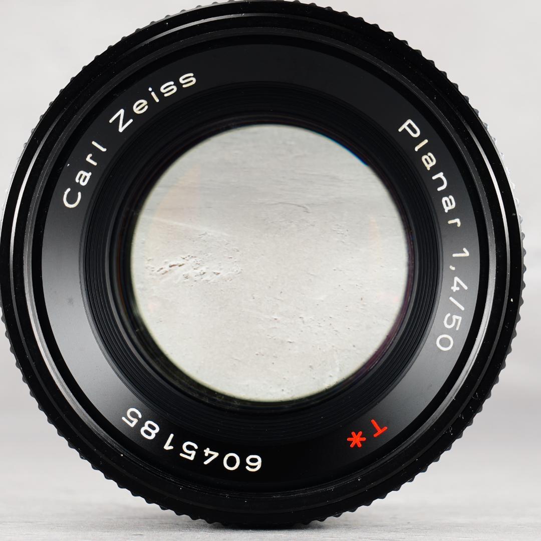 整＆テ済 Carl Zeiss Planar 50mm F1.4 AEJ 185