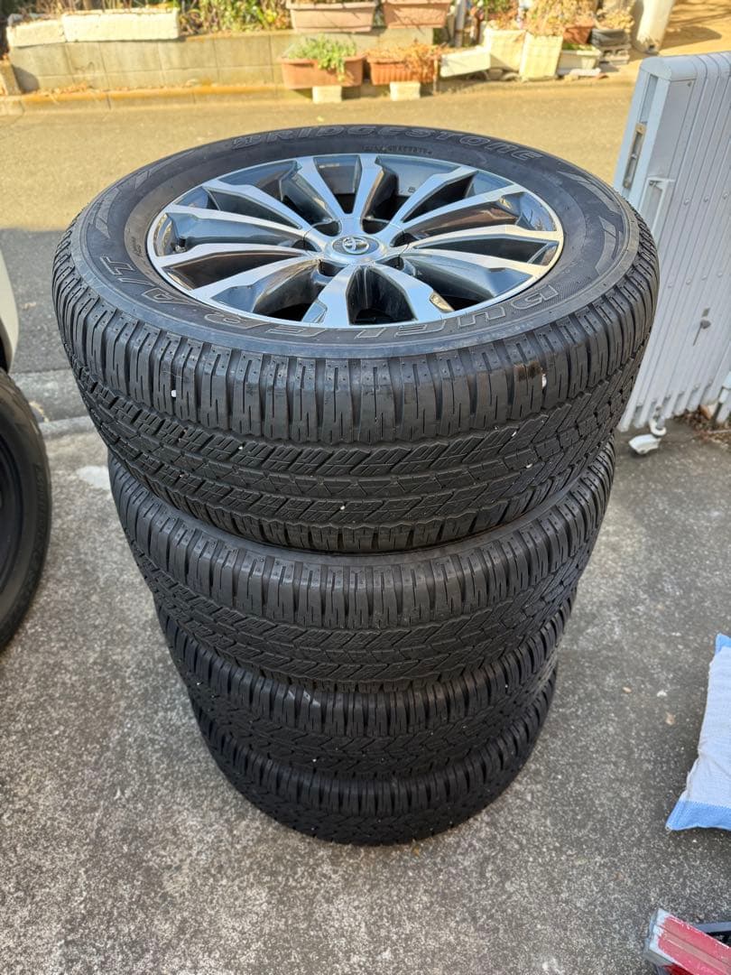 送料込みプラド150後期　純正19インチホイール4本セット