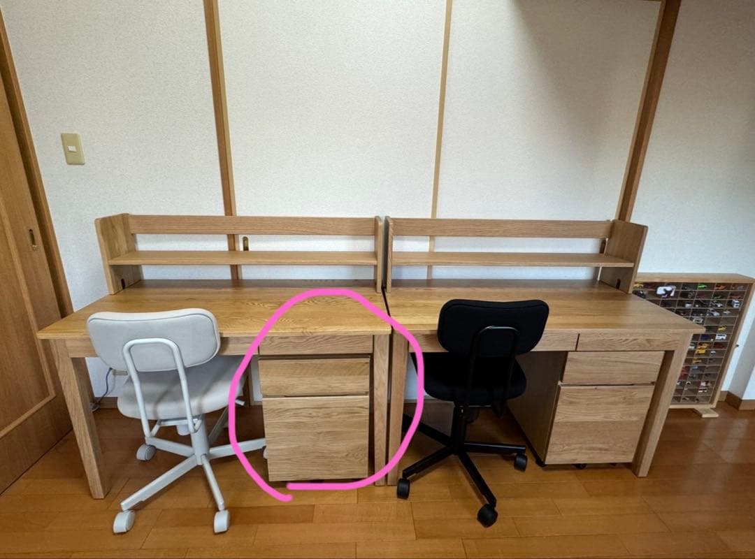 muji 木製デスク　キャビネット　上置きセット　美品です！！早い者勝ち