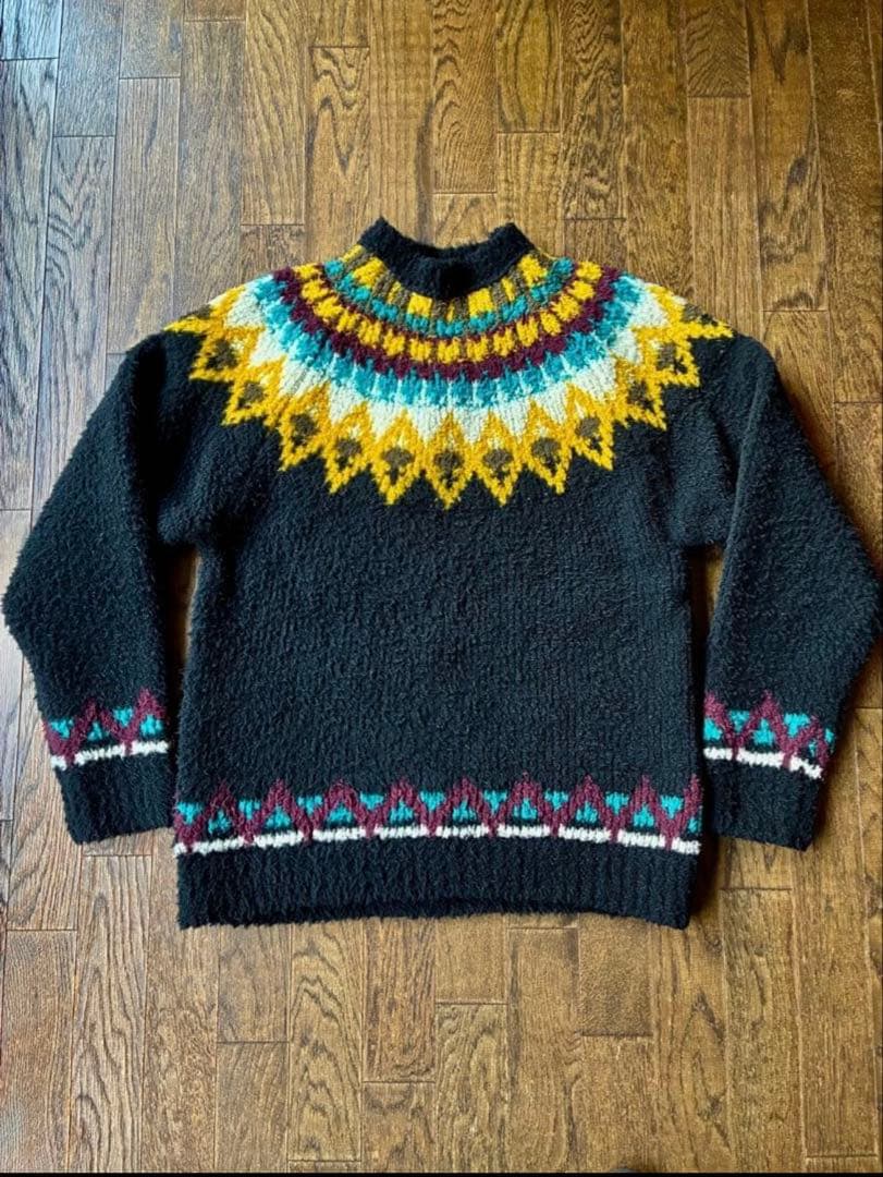 美品93500円2024aw kolorモールノルディックニットセーター