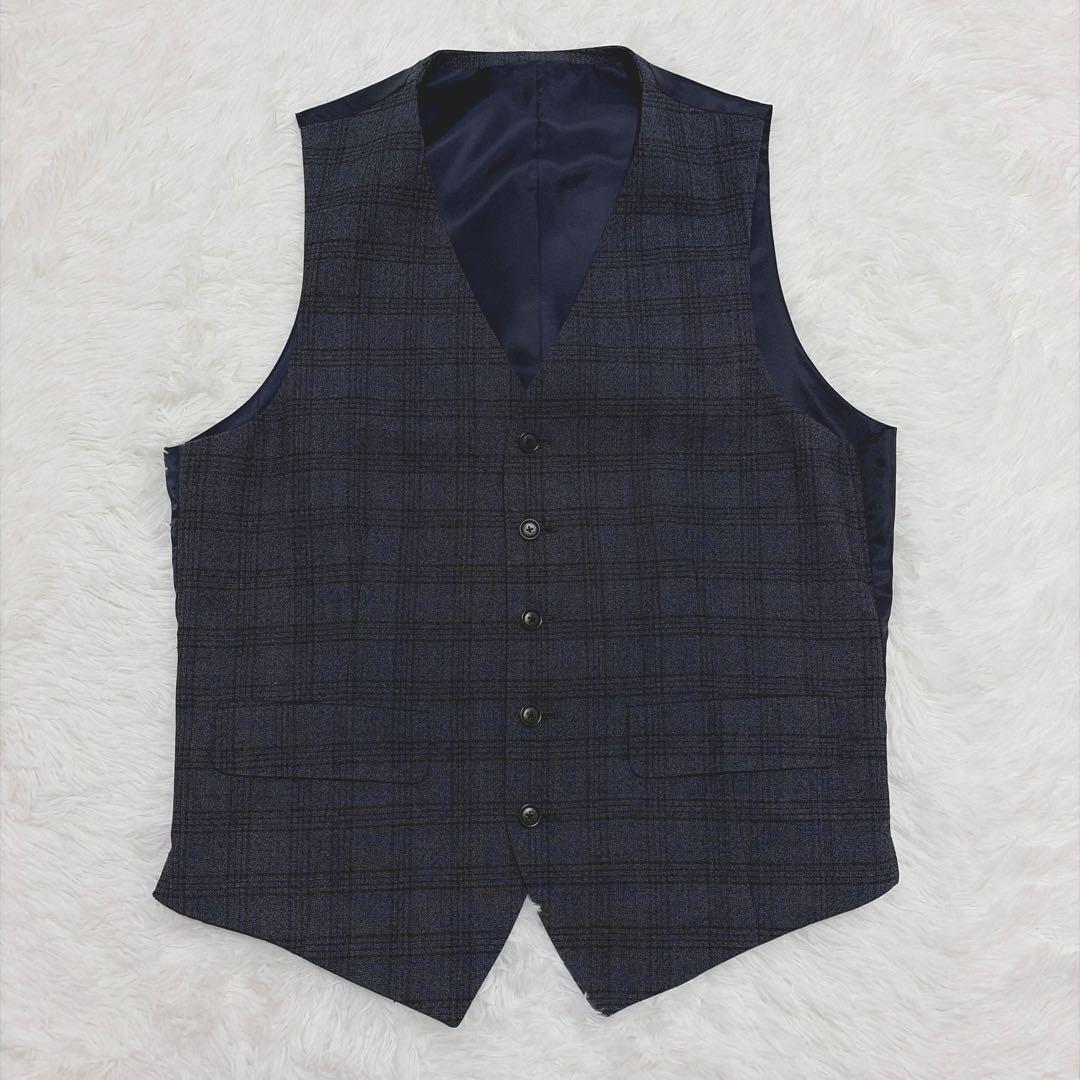 【美品】ヒルトン コロンボ SUPER130’s チェック スーツ M 850