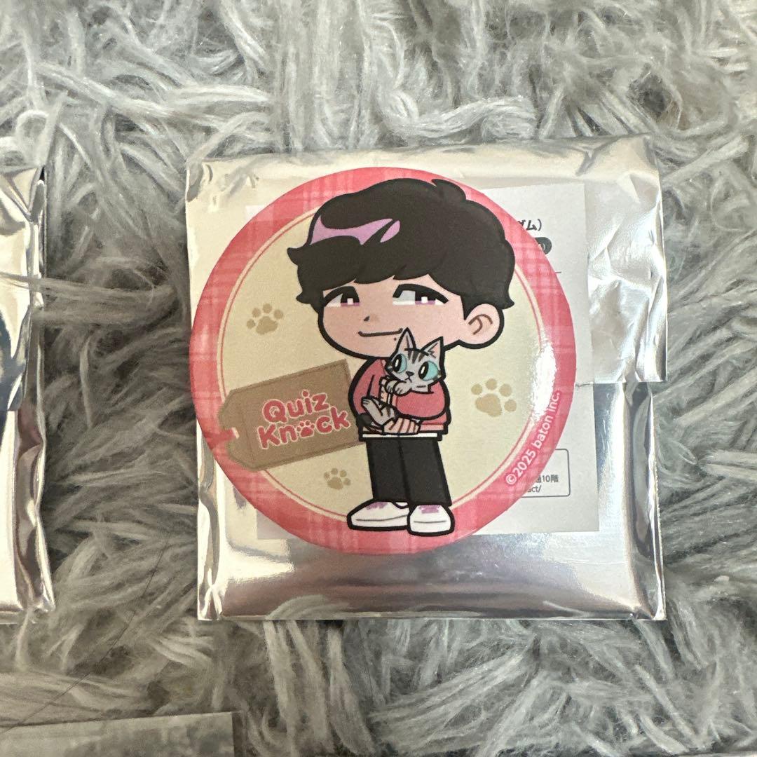 QuizKnock まねきねこ 缶バッジ　アクリルキーホルダー　東問　東言