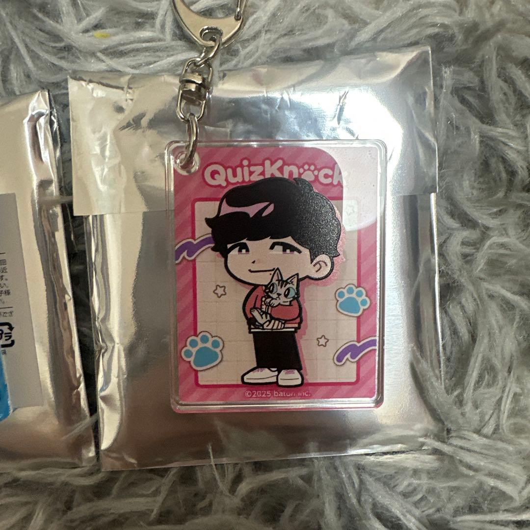 QuizKnock まねきねこ 缶バッジ　アクリルキーホルダー　東問　東言