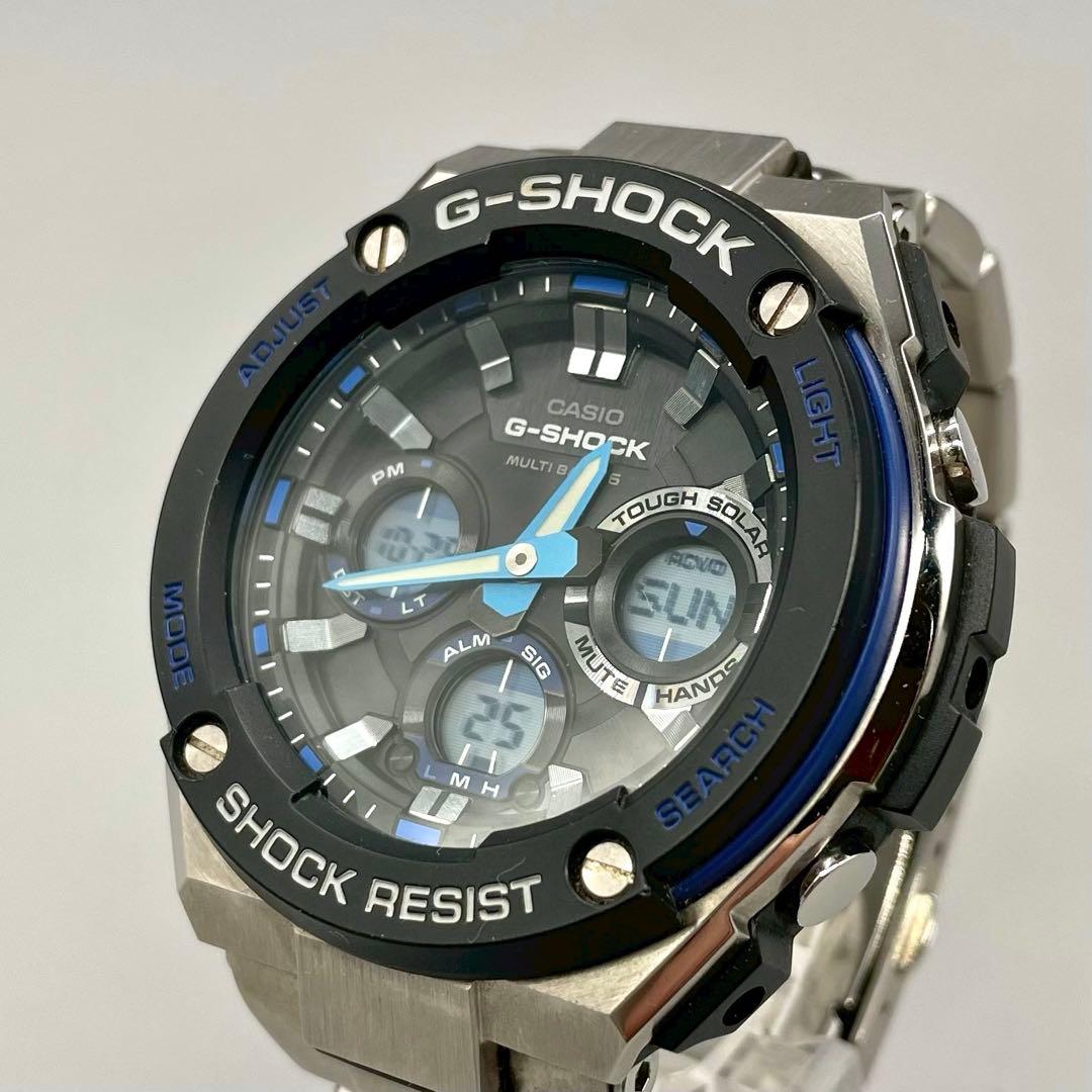 稼動品✨️G-SHOCK カシオ GSTーW100Dー1A2JF・電波ソーラー
