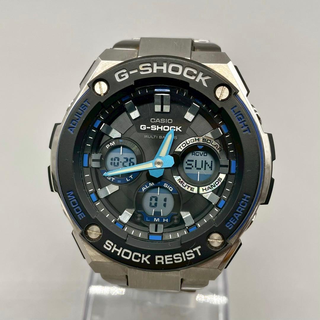 稼動品✨️G-SHOCK カシオ GSTーW100Dー1A2JF・電波ソーラー