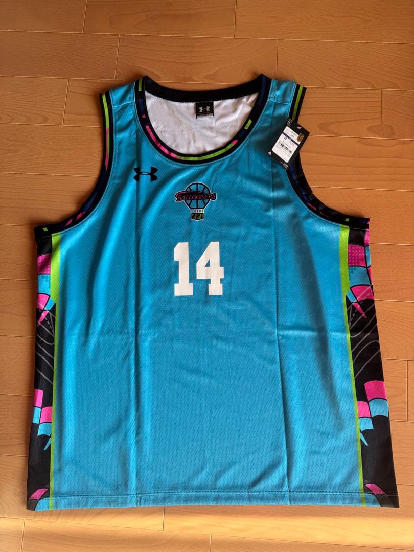 佐賀バルーナーズ　#14金丸選手　レプリカユニフォーム　2025-26 2XL