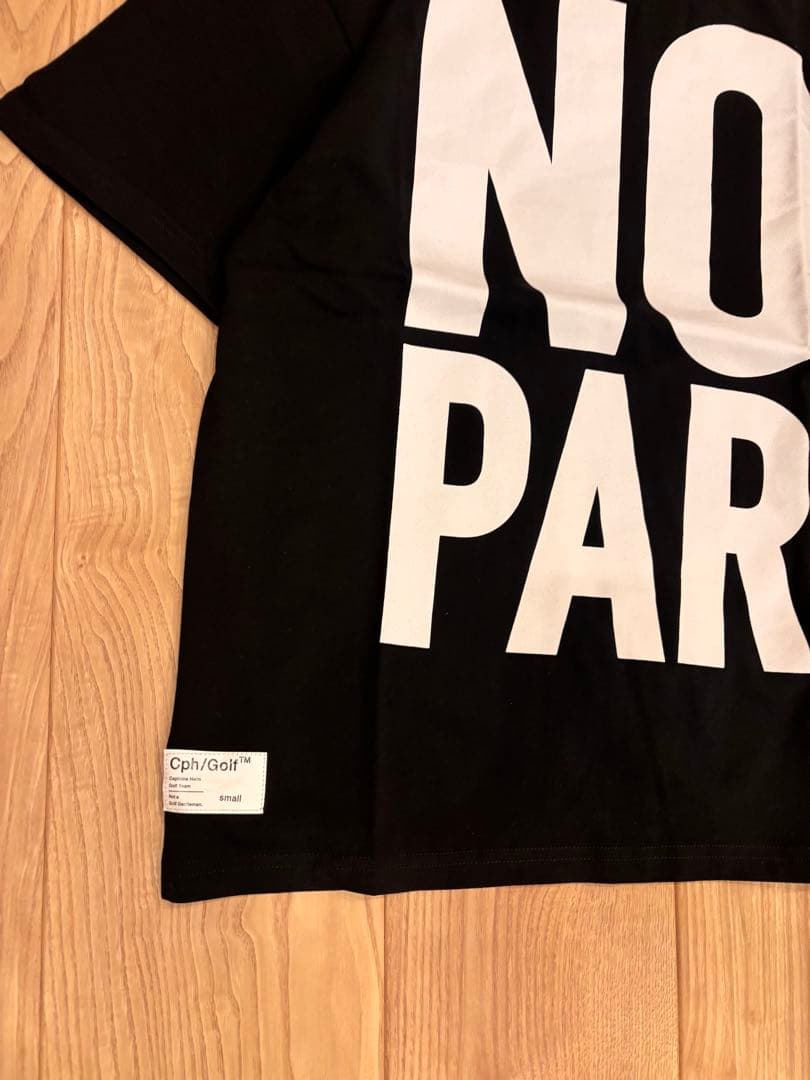 NO PAR ハーフモックネックTシャツ ブラック