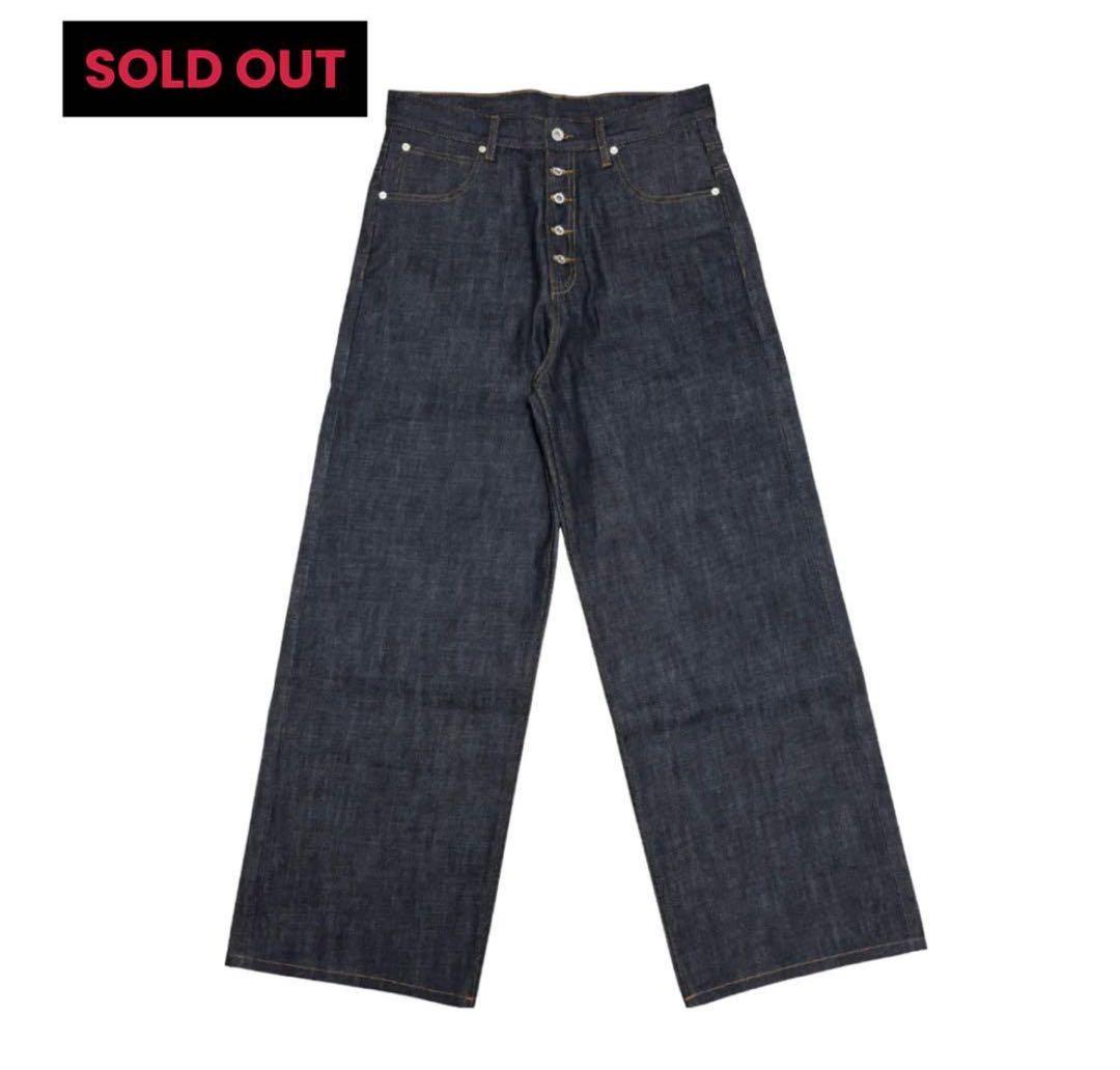 パンツ 9/S PROJECT BUTTON FLY DENIM - INDIGO