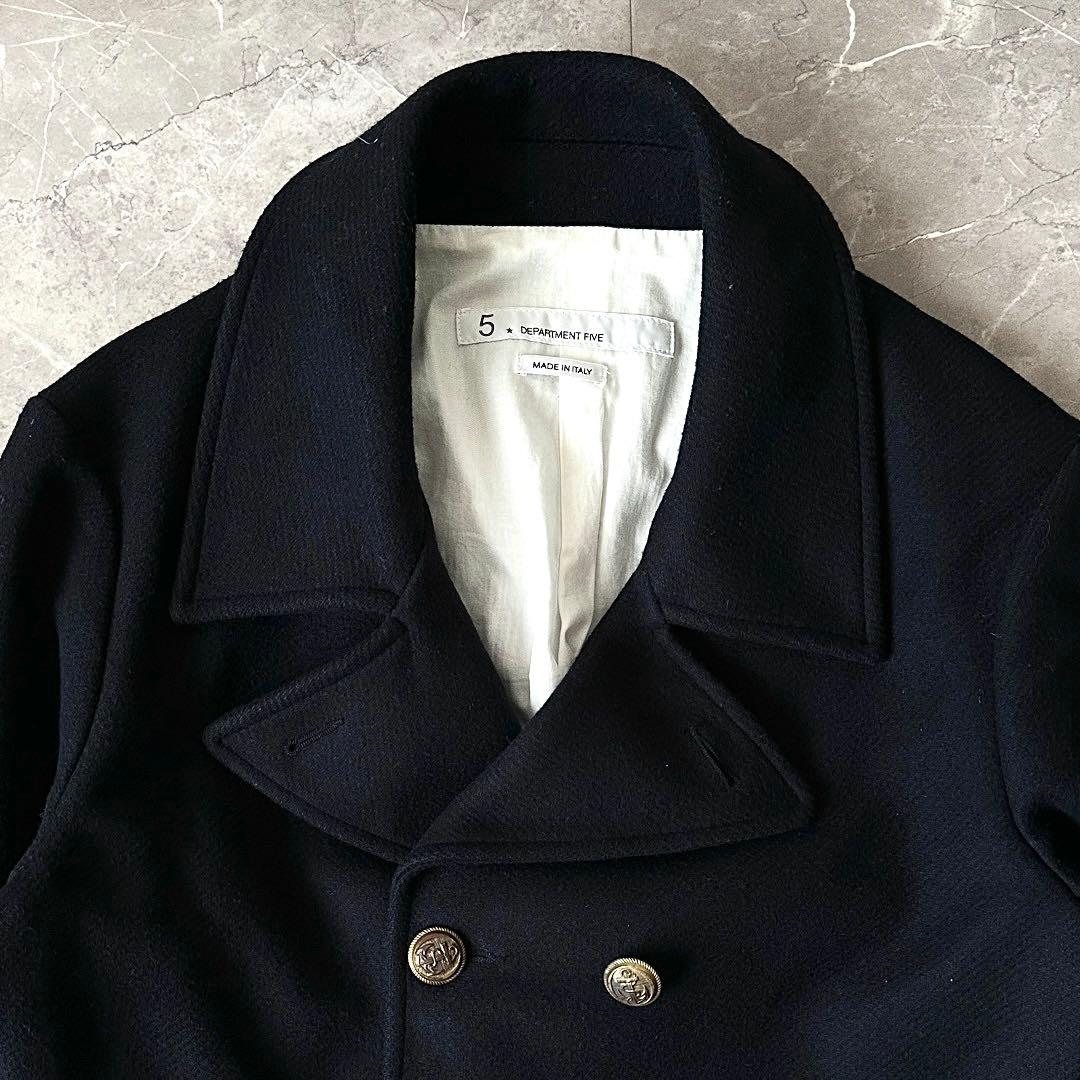 DEPARTMENT FIVE 10ボタン メルトン Pコート 金ボタン M