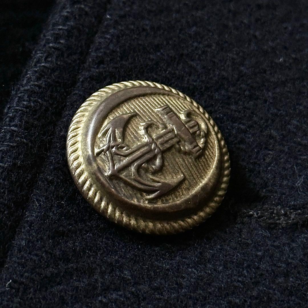 DEPARTMENT FIVE 10ボタン メルトン Pコート 金ボタン M