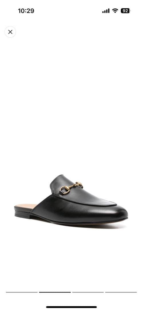 グッチ　プリンスタウンホースビットミュール　35.5 GUCCI