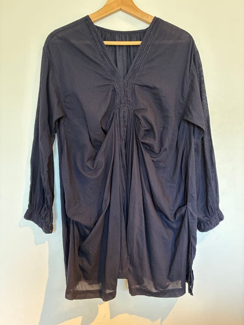 KAPITAL チャイムローブプルシャツ　ネイビー 0