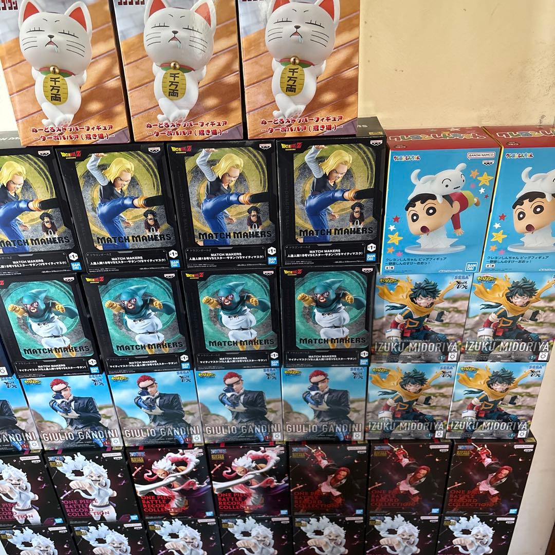 フィギュアセット　ワンピース　ドラゴンボール　僕のヒーローアカデミアなど45個