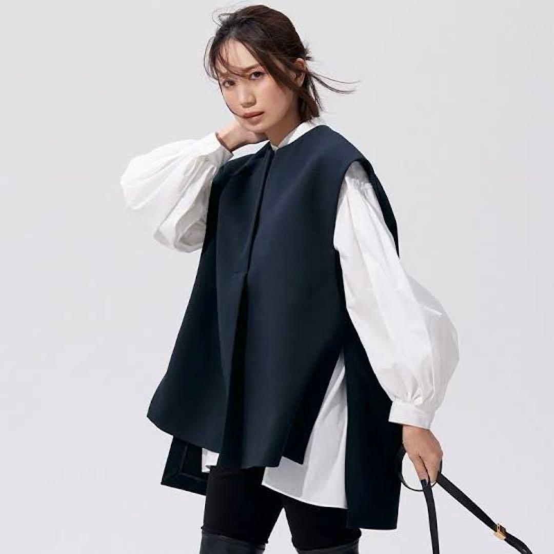 LE PHIL タグ付き新品未使用品‼︎マトラッセトリプルクロスジレ　ネイビー