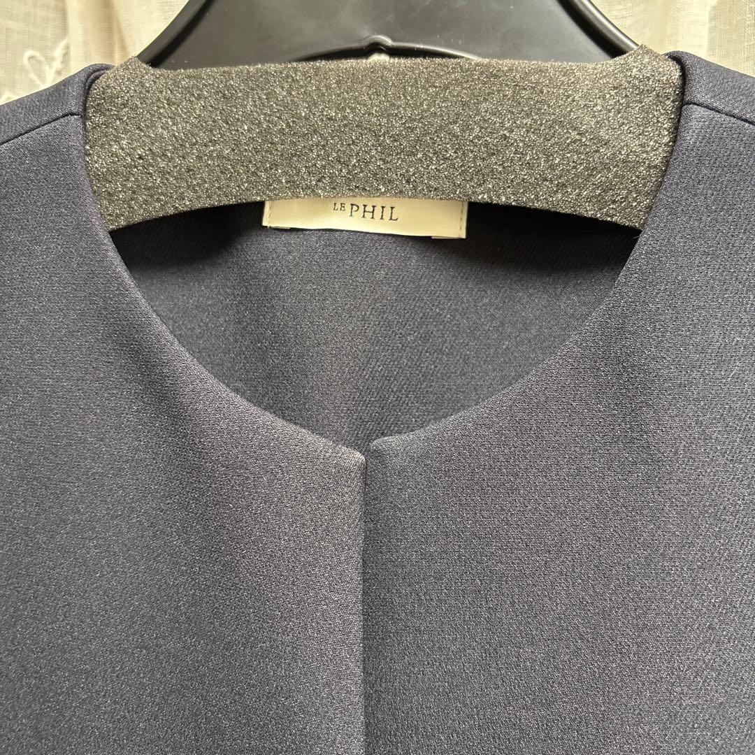 LE PHIL タグ付き新品未使用品‼︎マトラッセトリプルクロスジレ　ネイビー
