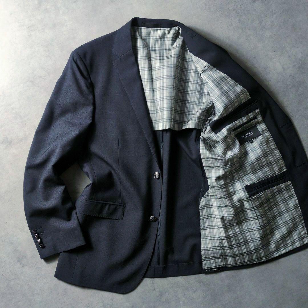 未使用✨️バーバリーブラックレーベル 銀釦 テーラードジャケット LL