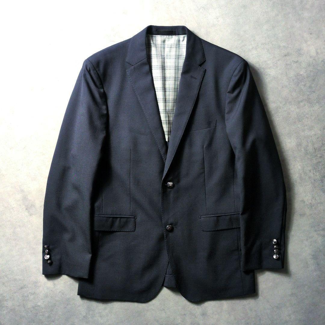 未使用✨️バーバリーブラックレーベル 銀釦 テーラードジャケット LL