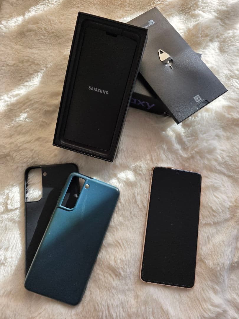 Samsung Galaxy S21 5G 青 128GB 本体