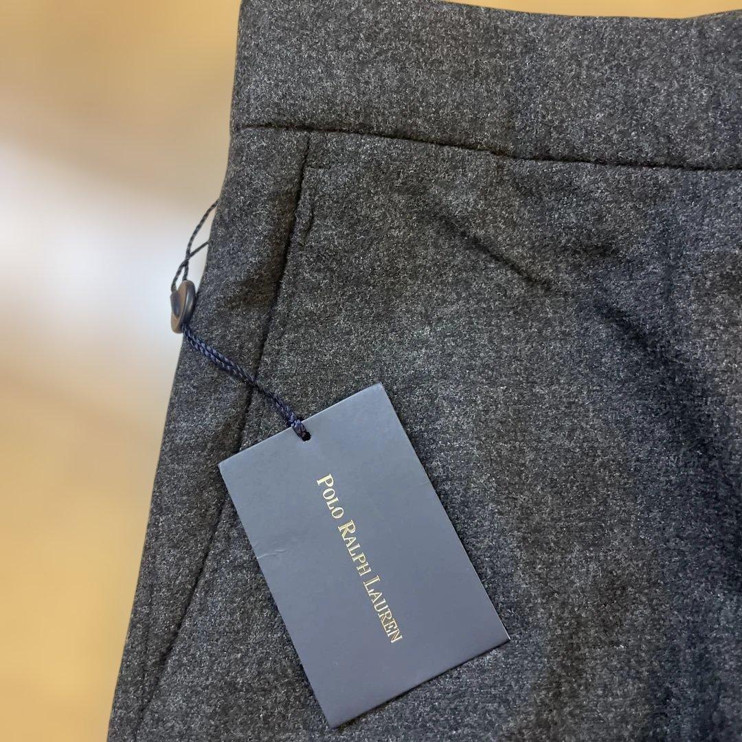 ツ*ン様 デッドストック ラルフローレン フランネル ウール スラックス ノータ