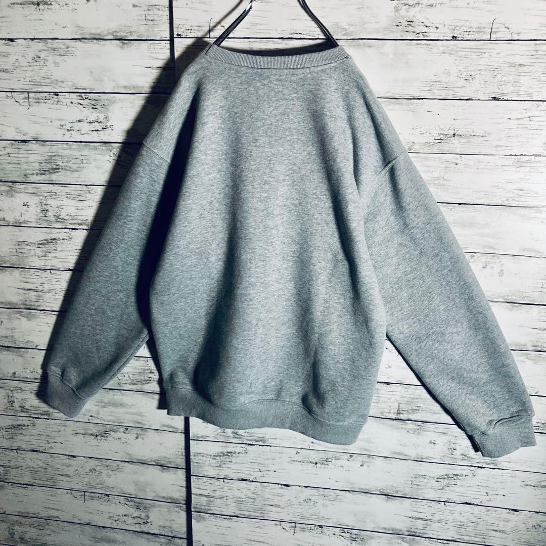 【限定コラボ】ステューシー×ナイキ☆ワンポイント刺繍ロゴ　裏起毛　2XL相当