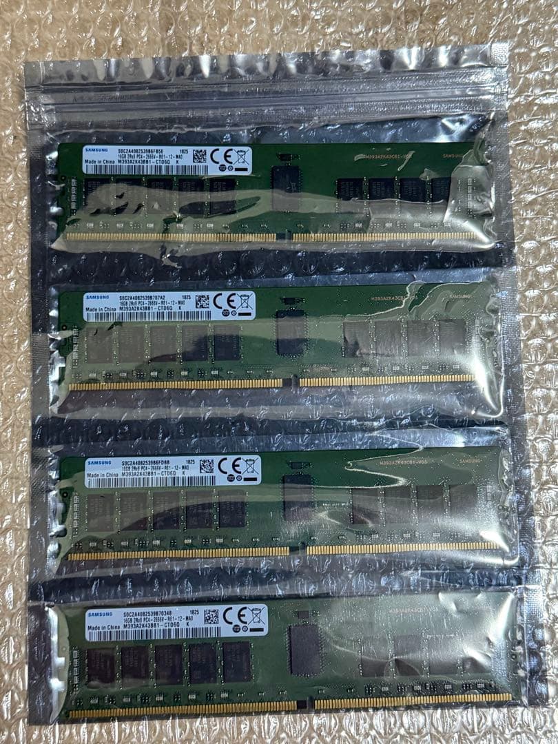 Smsung メモリ DDR4 計64GB