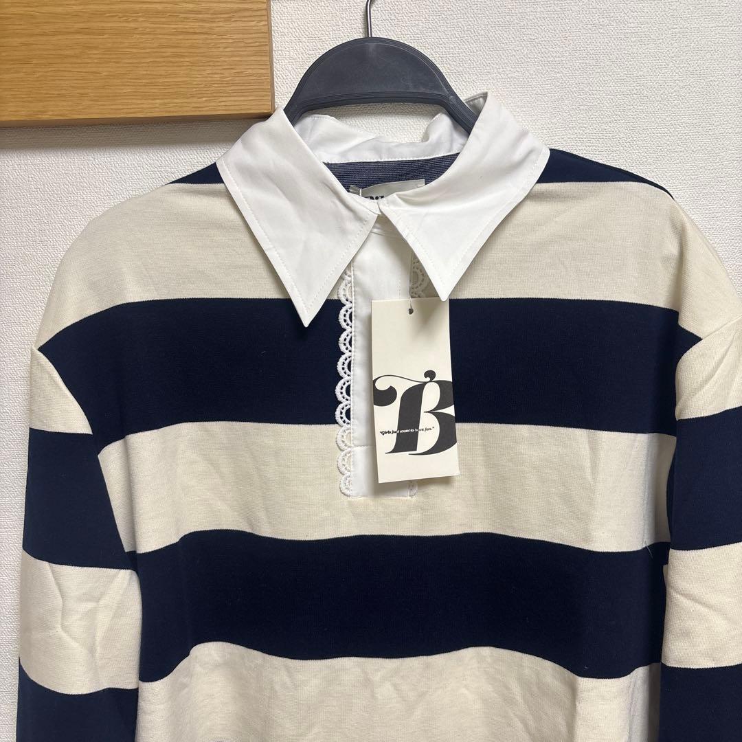 えり　Bibiy. FRANCINE RUGBY TOP ビビィ
