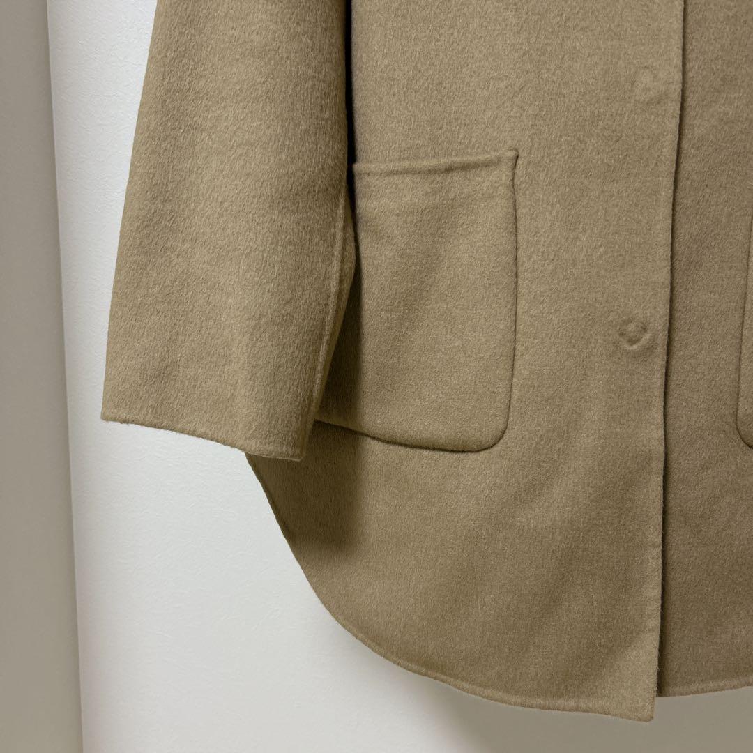 DOORS アーバンリサーチ ドアーズ　 ウールノーカラー ミドルコート