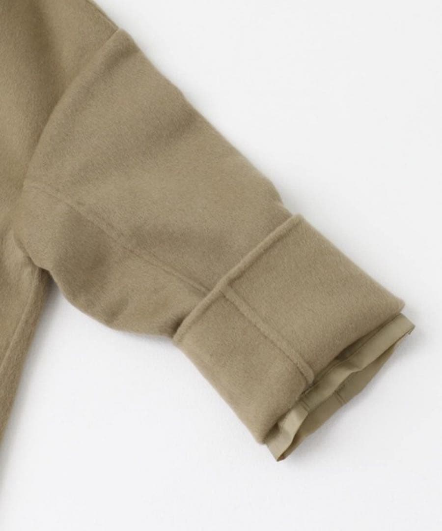 DOORS アーバンリサーチ ドアーズ　 ウールノーカラー ミドルコート