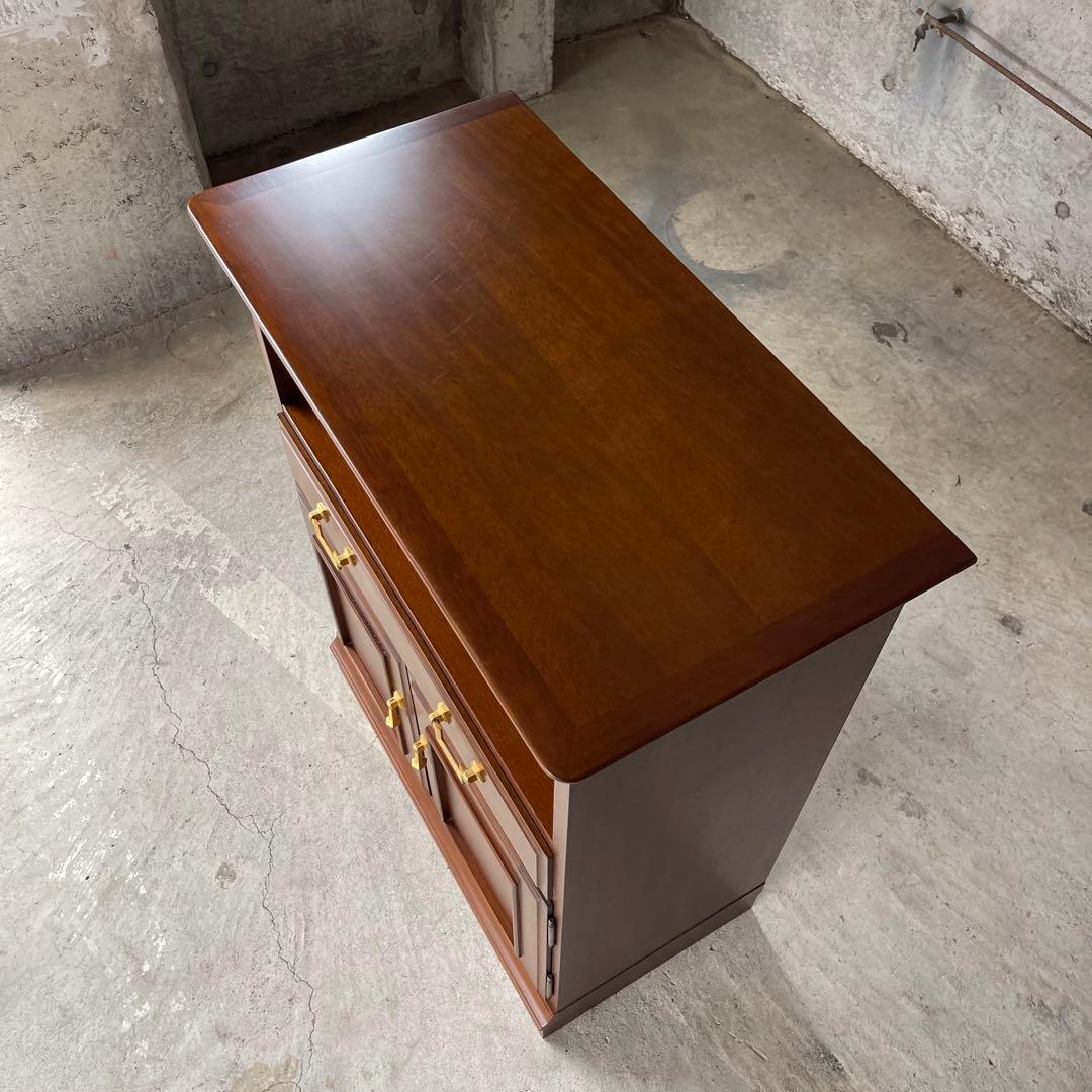 美品　マルニ木工 maruni 地中海シリーズ 電話台 サイドラック