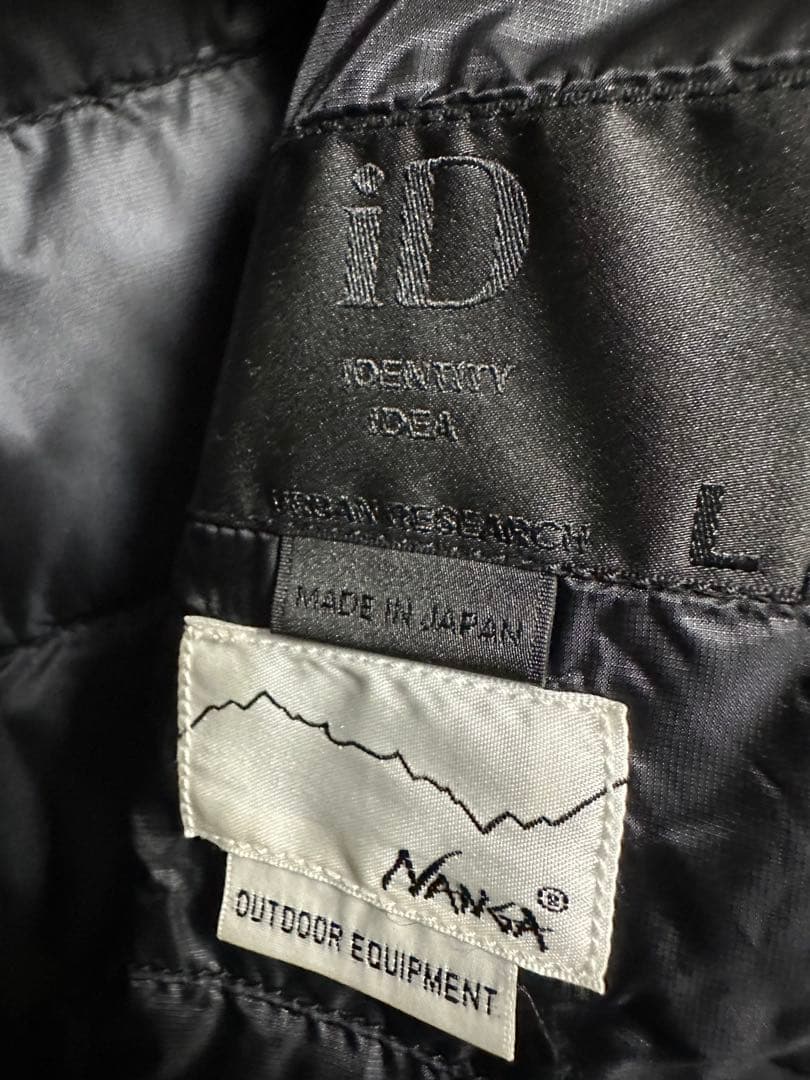 URBAN RESEARCH iD × NANGA【日本製 ダウンジャケット】L