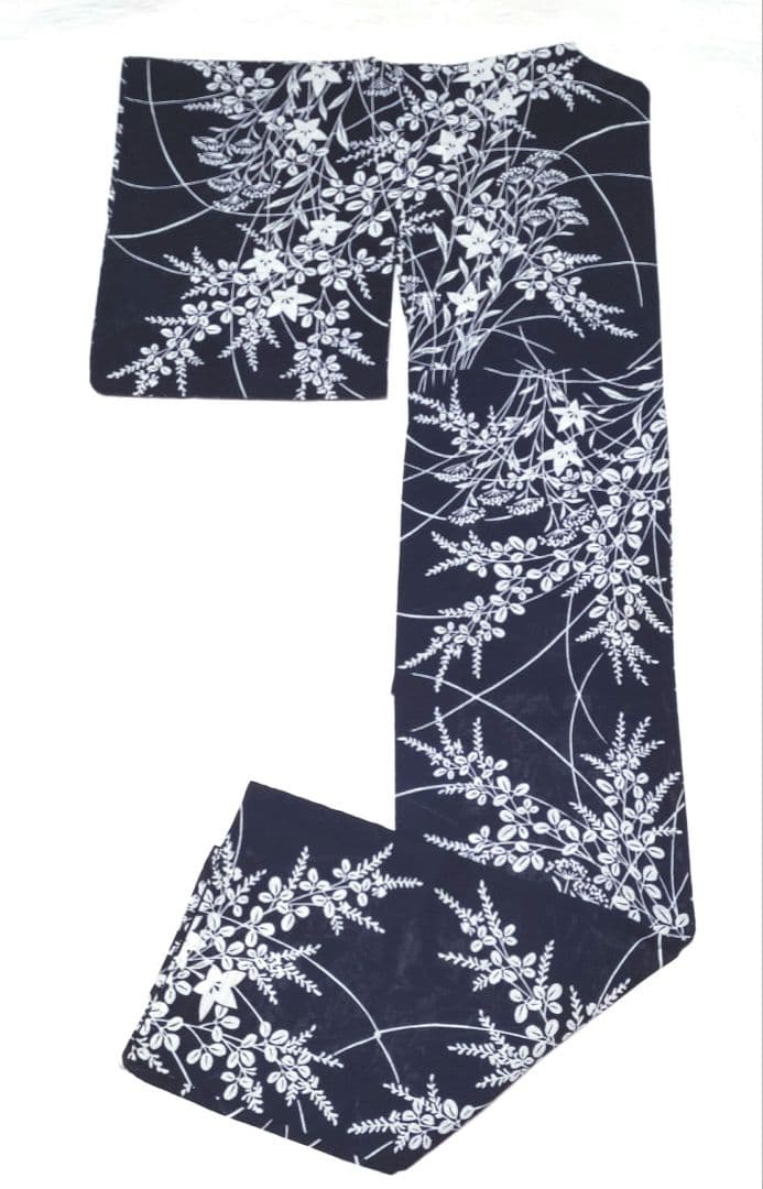 竺仙　綿絽　浴衣　木綿