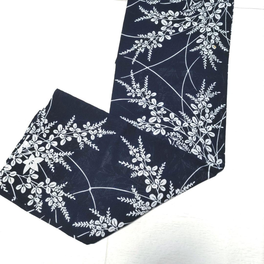 竺仙　綿絽　浴衣　木綿